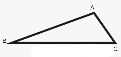 Triangle ABC.